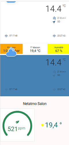 Carte Netatmo