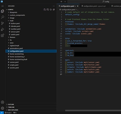configuration YAML