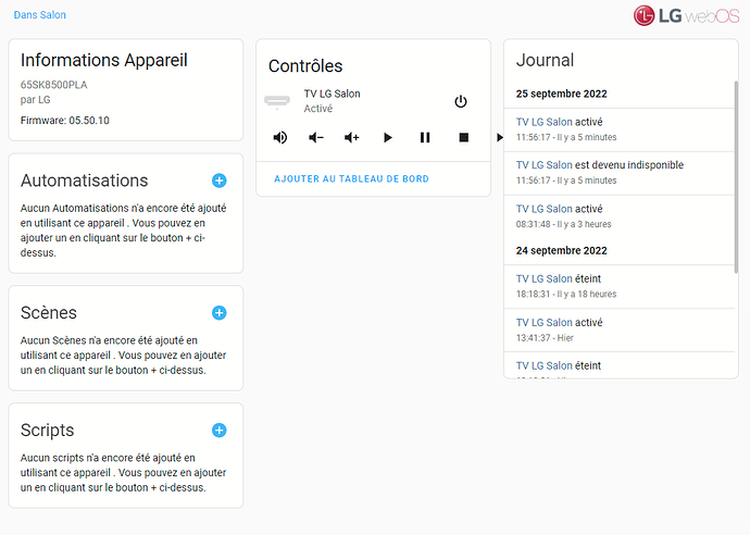 Paramètres – Home Assistant (1)