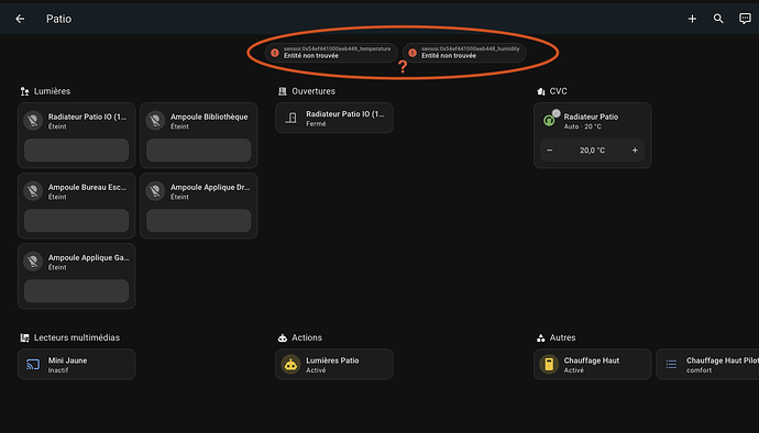 piece avec erreur temperature
