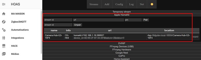 Go2RTC HomeKit