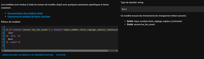 modèle infos