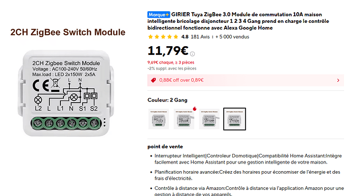module zigbee 2ch