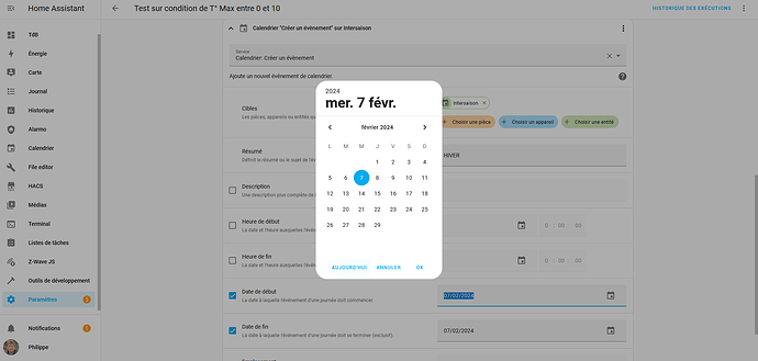 calendrier