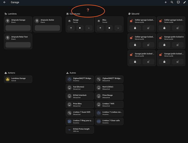 pièce sans temperature