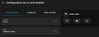 buuble card volet matin