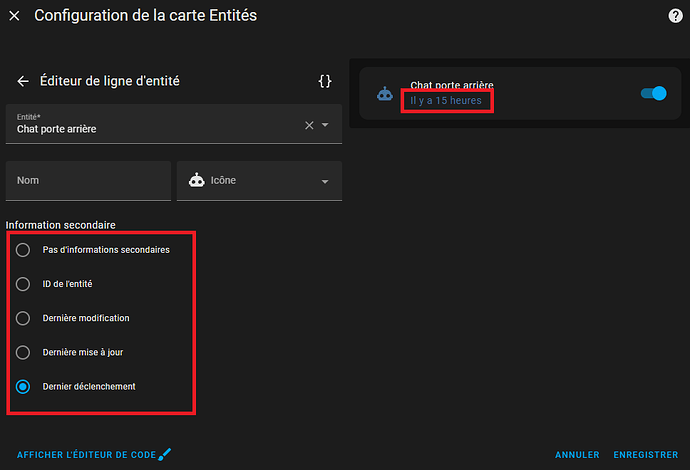 second info