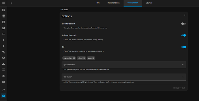 config file editor