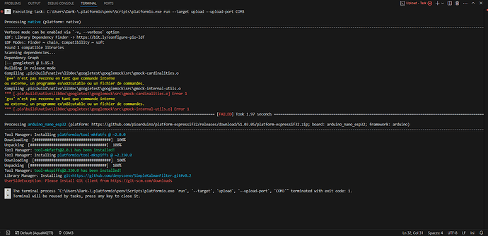 Capture config ballon upload