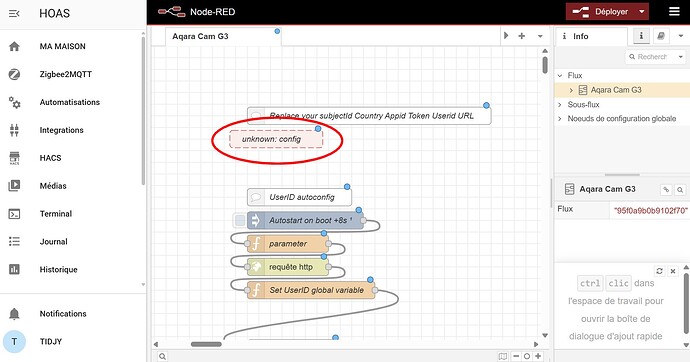nodered unknow config
