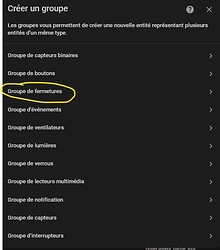 groupe fermeture