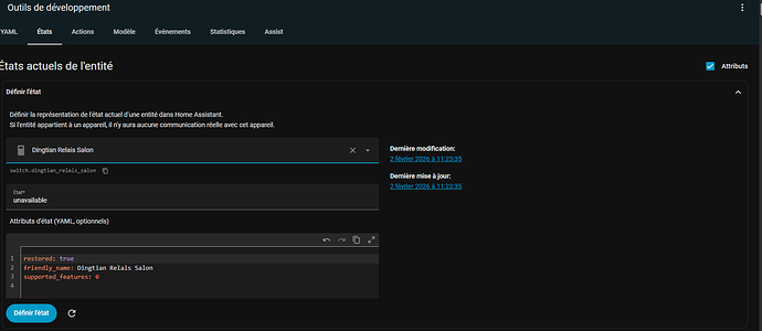 Outils développement