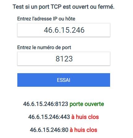 test port