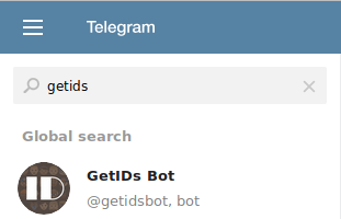 GetIDs Bot Telegram