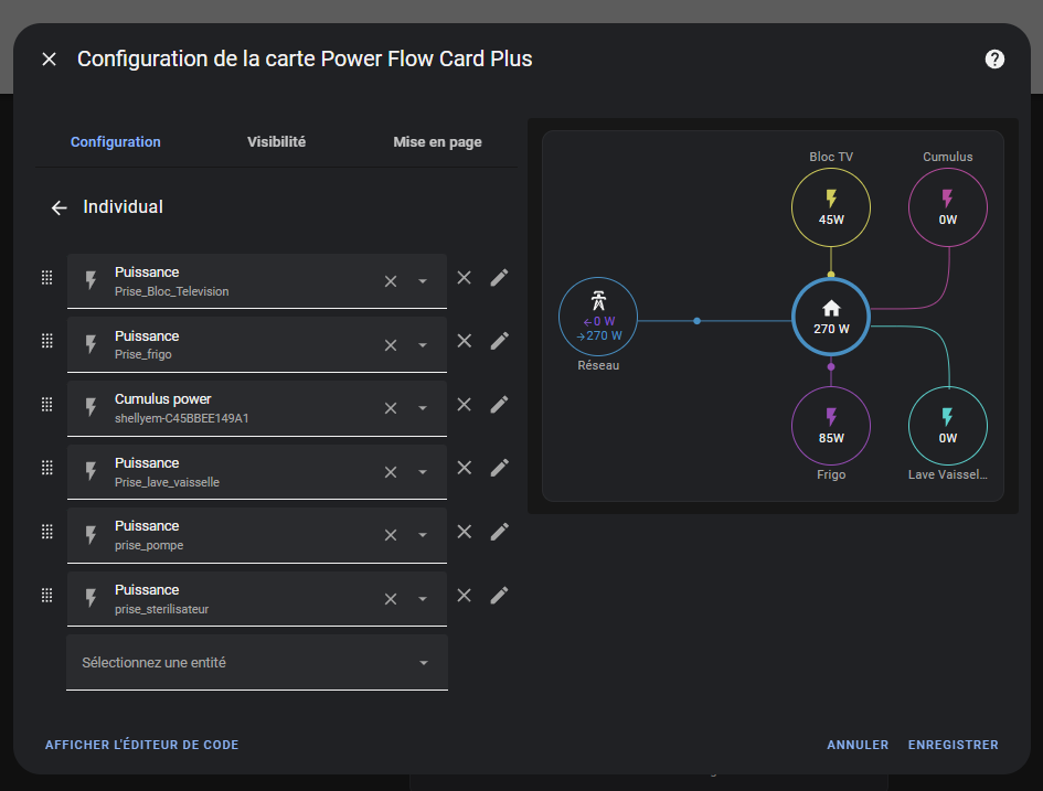 Configuration de la carte Power Flow Card Plus - Entraide Home ...
