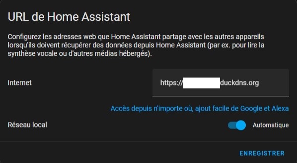 Url home assistant