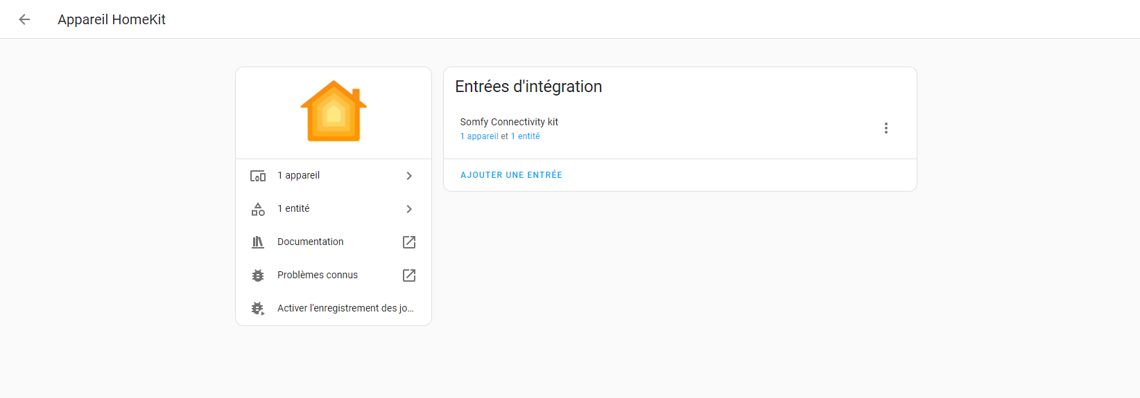 Somfy Connectivity Kit et Home Kit - Entraide Home Assistant