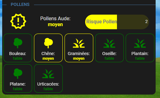 Pollen card