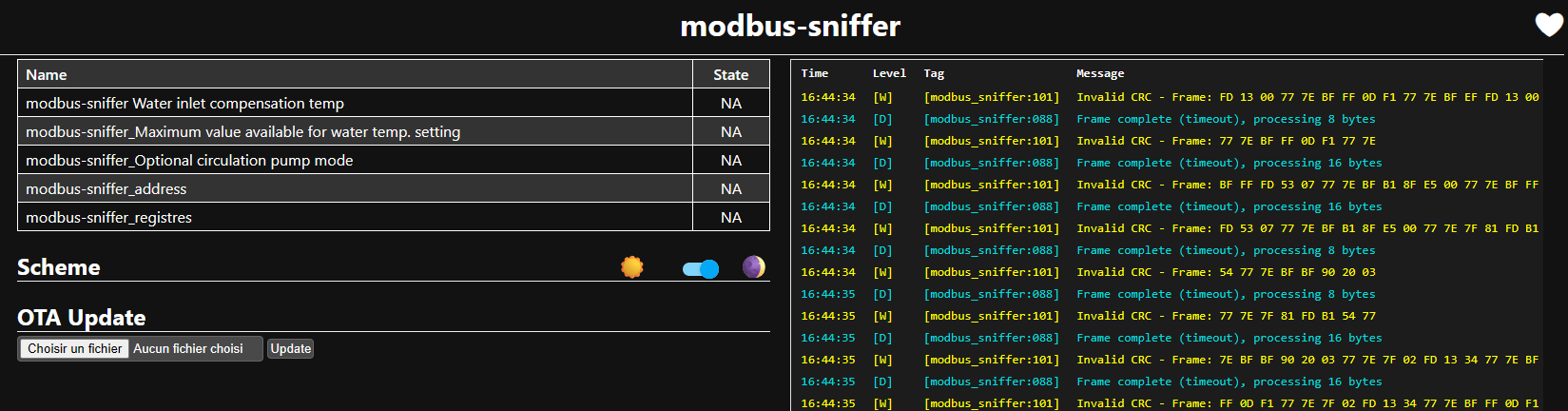 Modbus-sniffer de SeByDocKy - Entraide Home Assistant - Home Assistant ...
