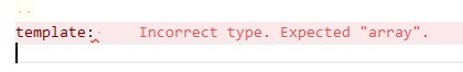 template array