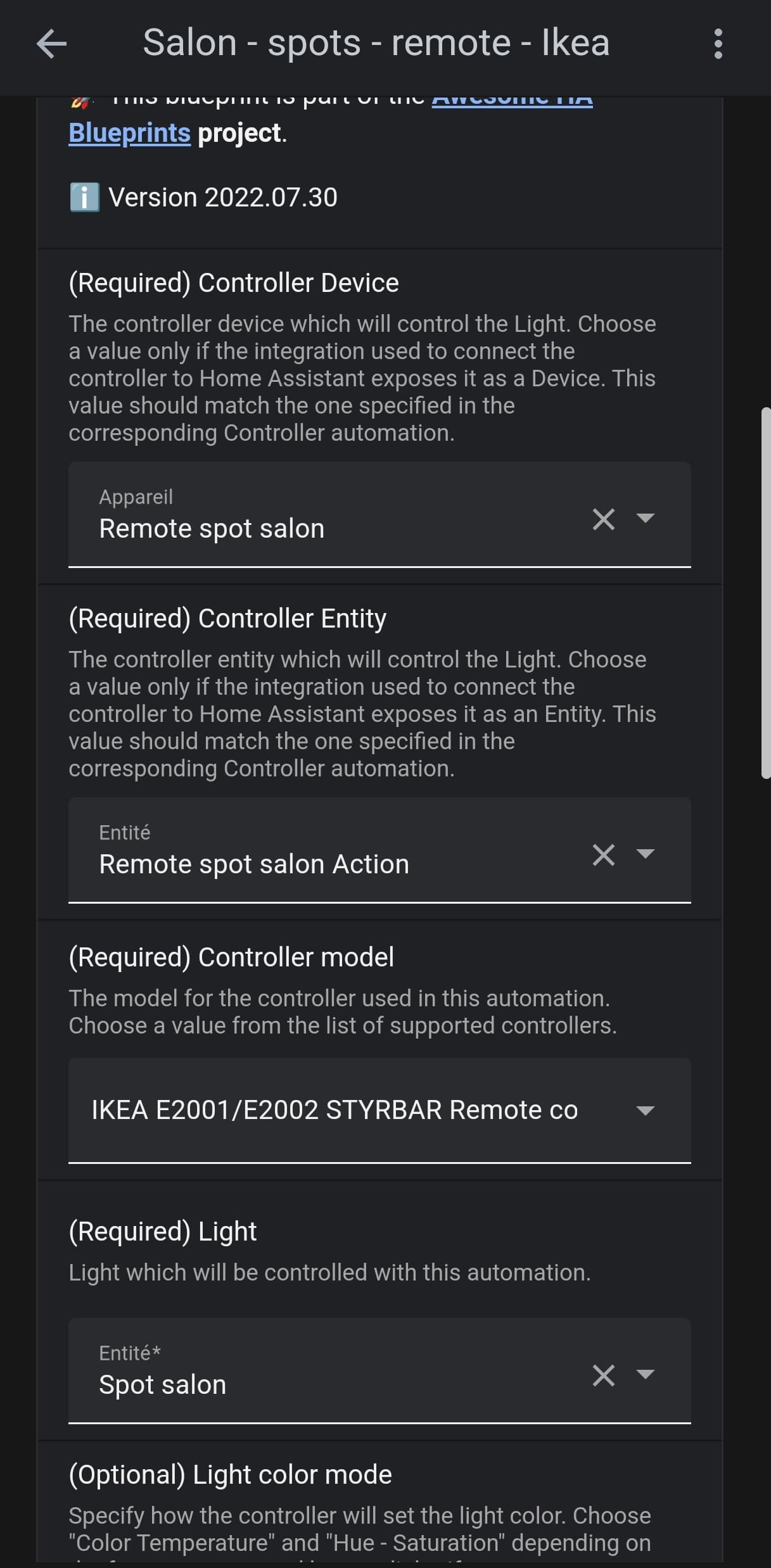 Configuration Blueprint 